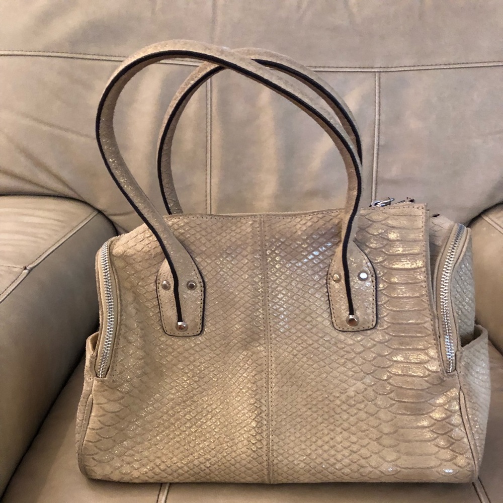 B.Makowsky Leather handbag
